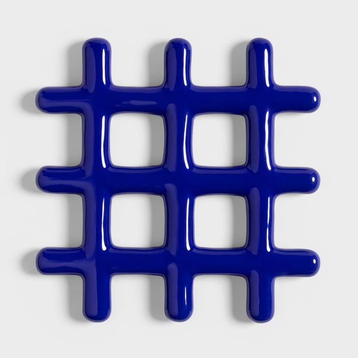 PC1081 TRIVET GRID - BLUE 냄비받침 그리드 - 블루