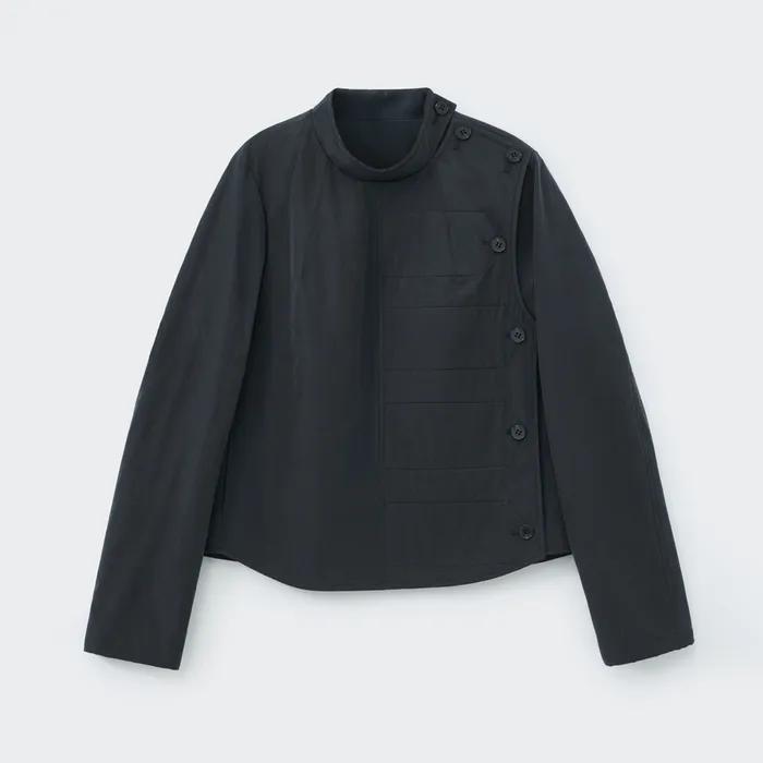 LINEAR FENCING JACKET (NAVY)