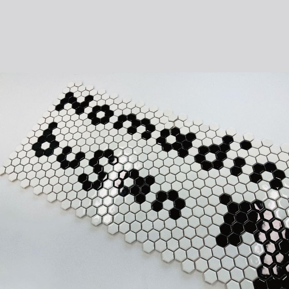 커스텀 타일매트 육각모자이크타일