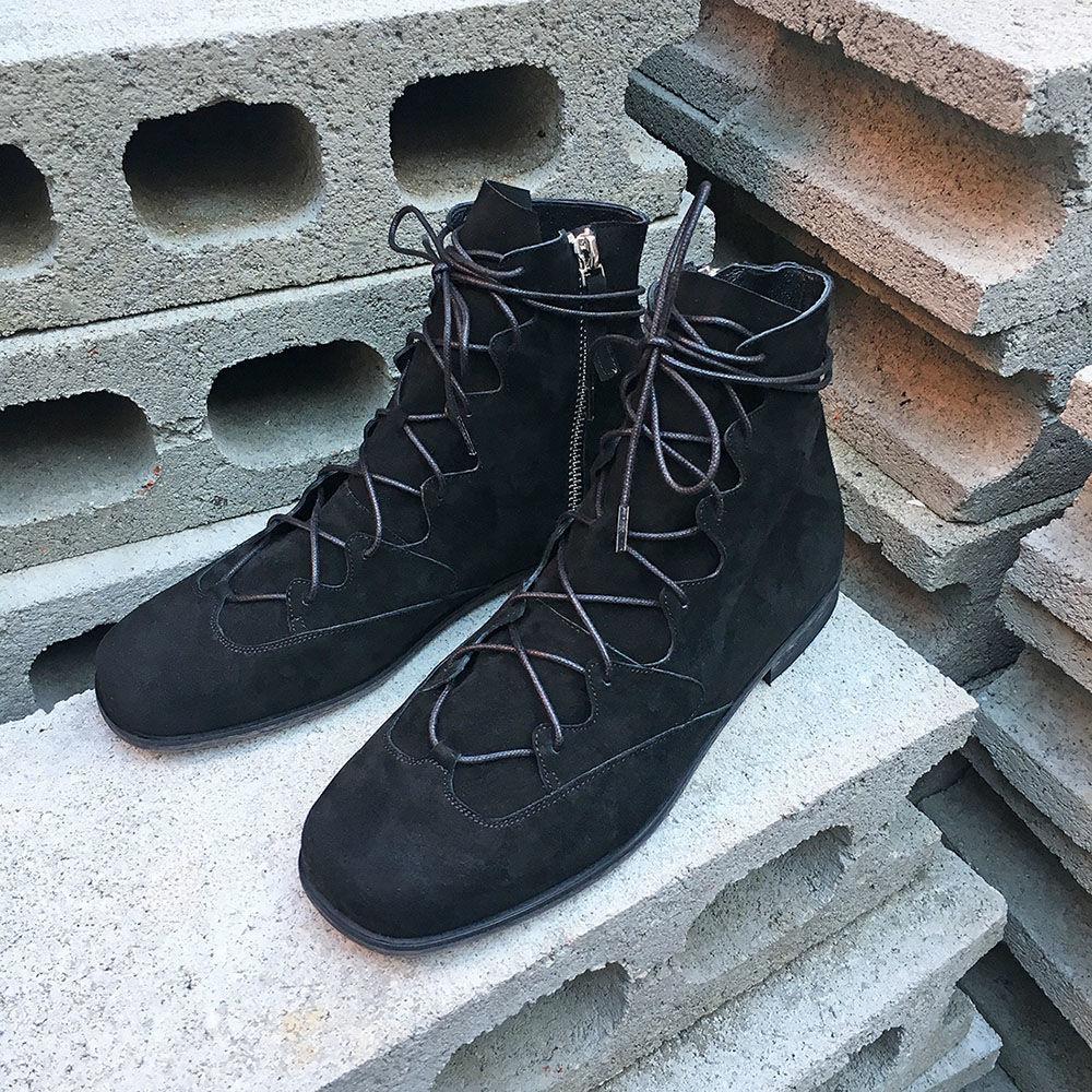 All suede leather shoes