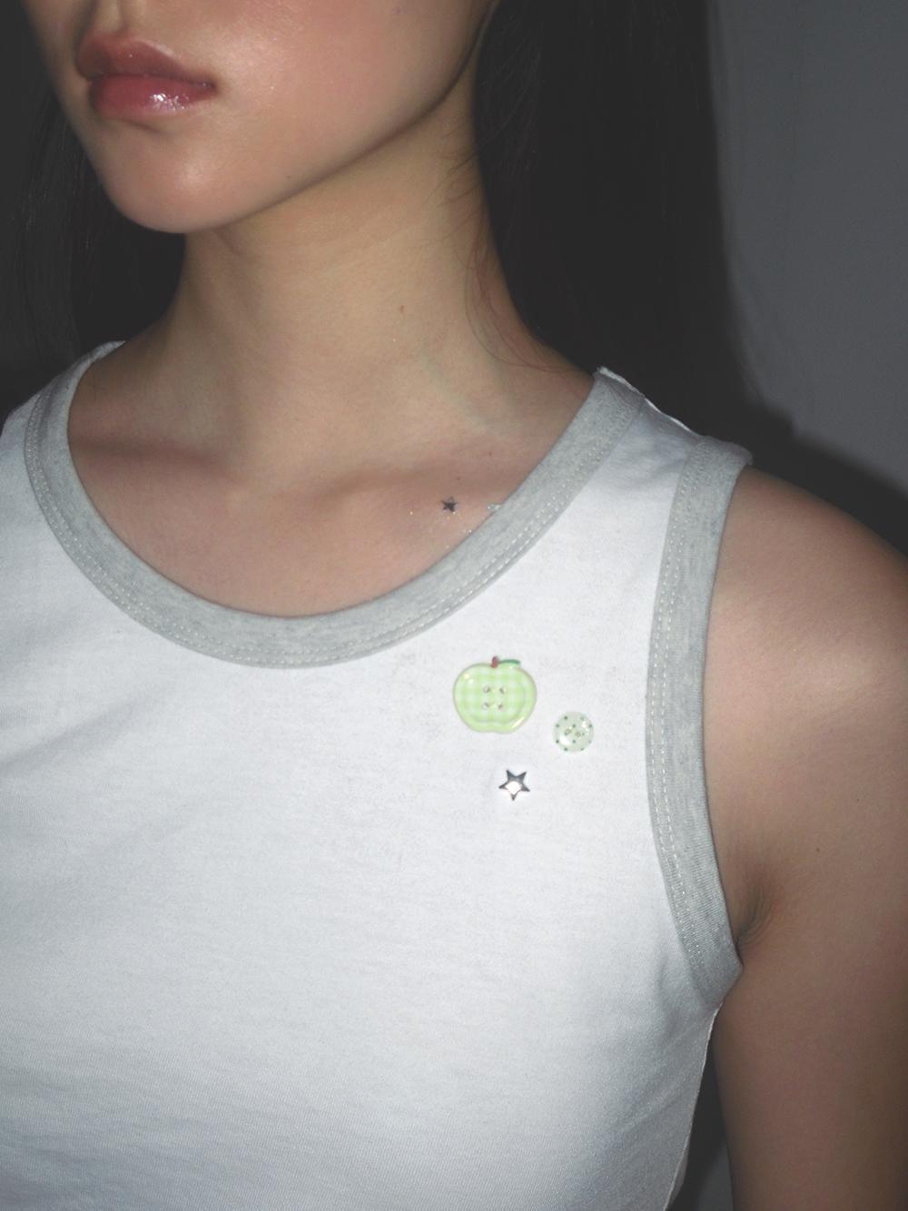 Bite Apple Sleeveless White