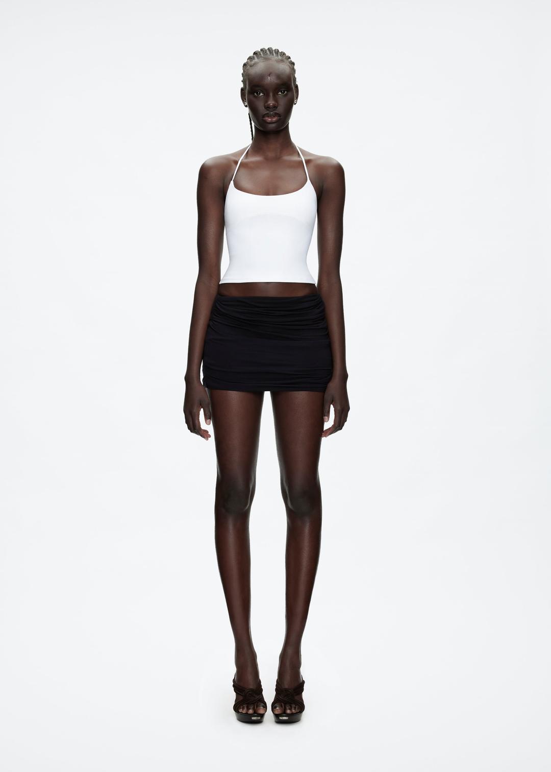 Pleated Mini Skirt - Tank Air