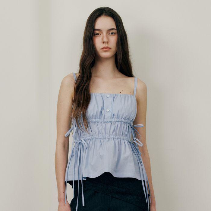 Ribbon Shirring Blouse VW5MB146_3color