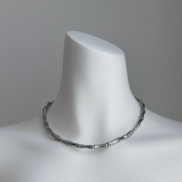Hourglass ball necklace