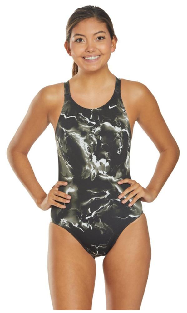 나이키 수영복 라이트닝 패스트백 NESSA024-Black 미국 나이키 여성