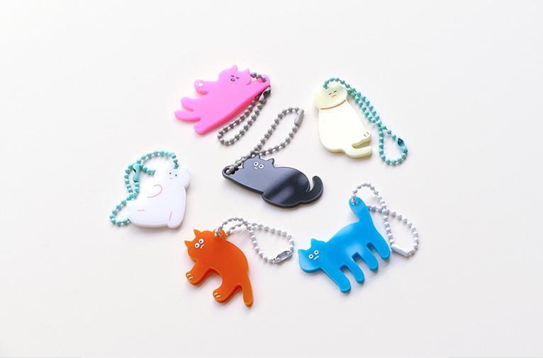 [버라이어티숨] 안녕 나는 고양이야 COLOR KEYRING_6가지 디자인 (22차입고)