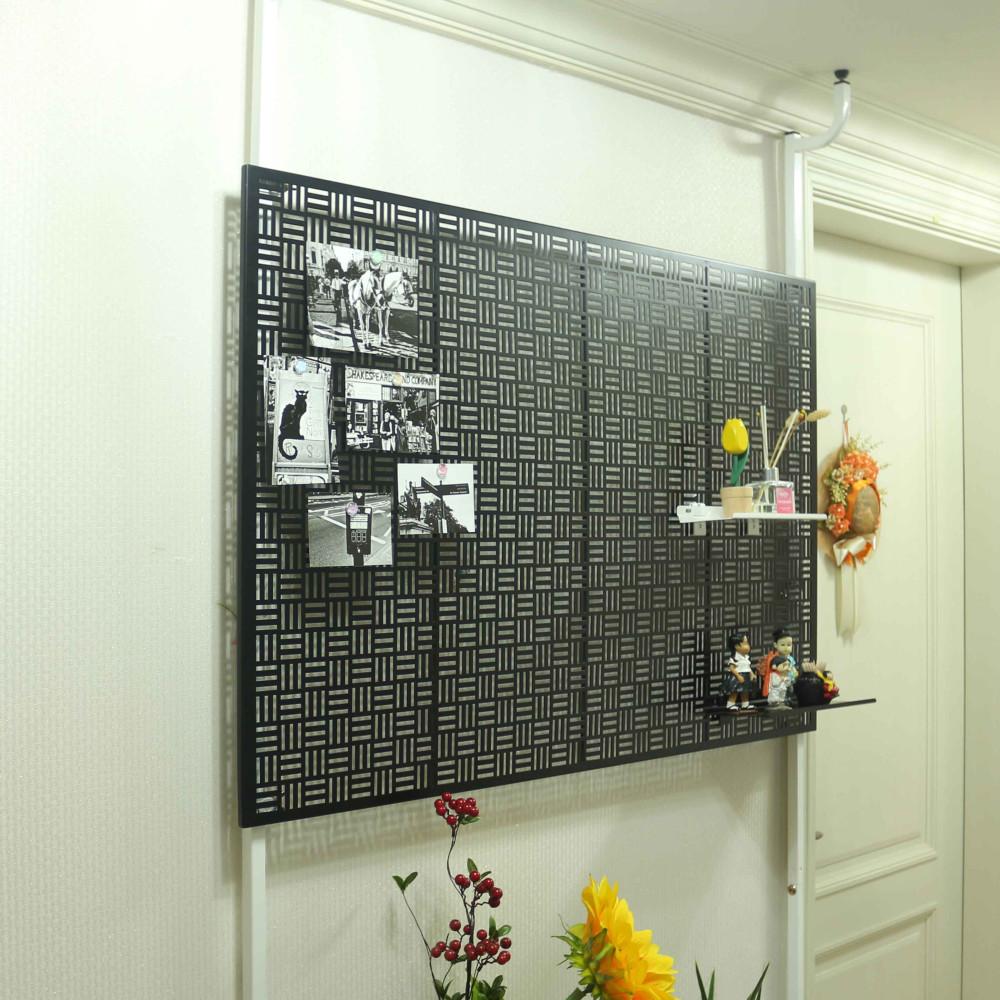 라비스 벽 고정용 폴바 타공판보드인테리어 벽상처없이 자유롭게 가벽 파티션 공간분리