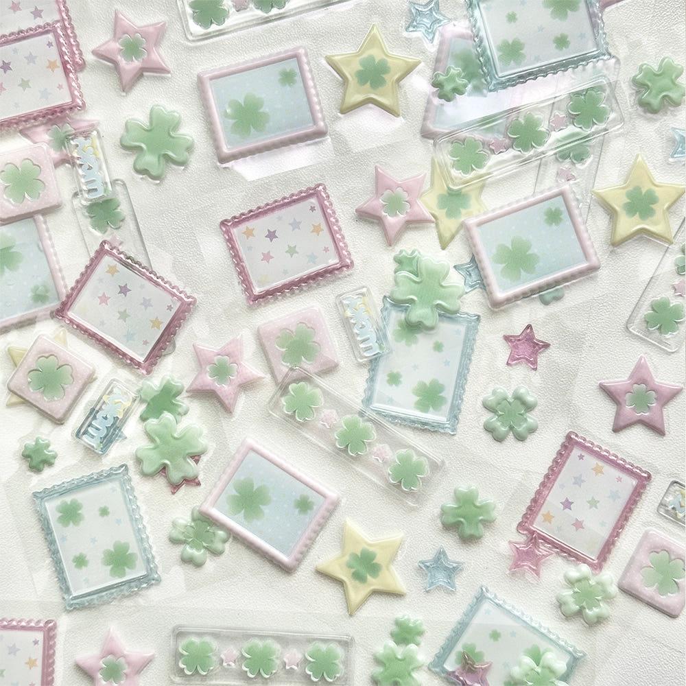 [러브크레센트] lucky stamp sticker