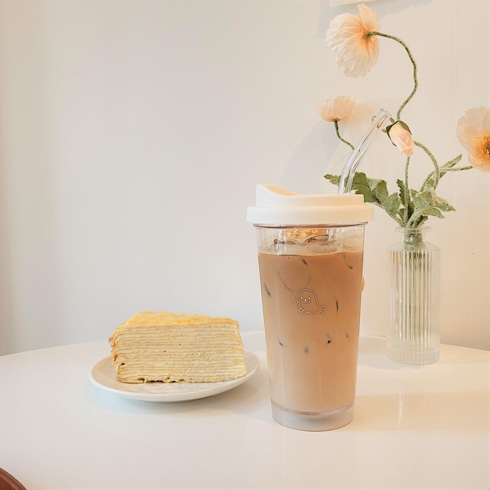 리유저블 컵 트라이탄 텀블러 톨