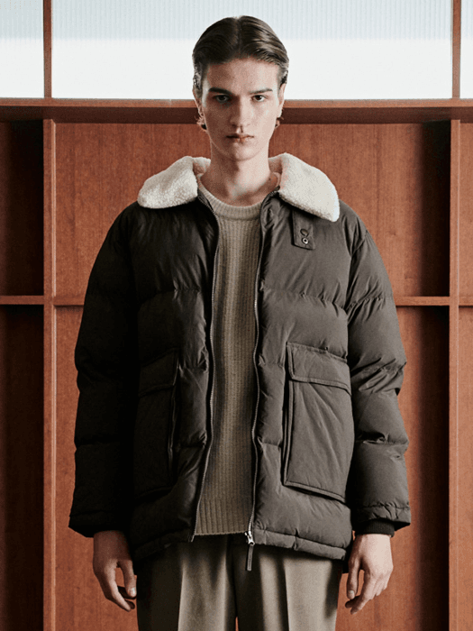 양털 카라 미디움 패딩 BOA COLLAR MEDIUM PADDING