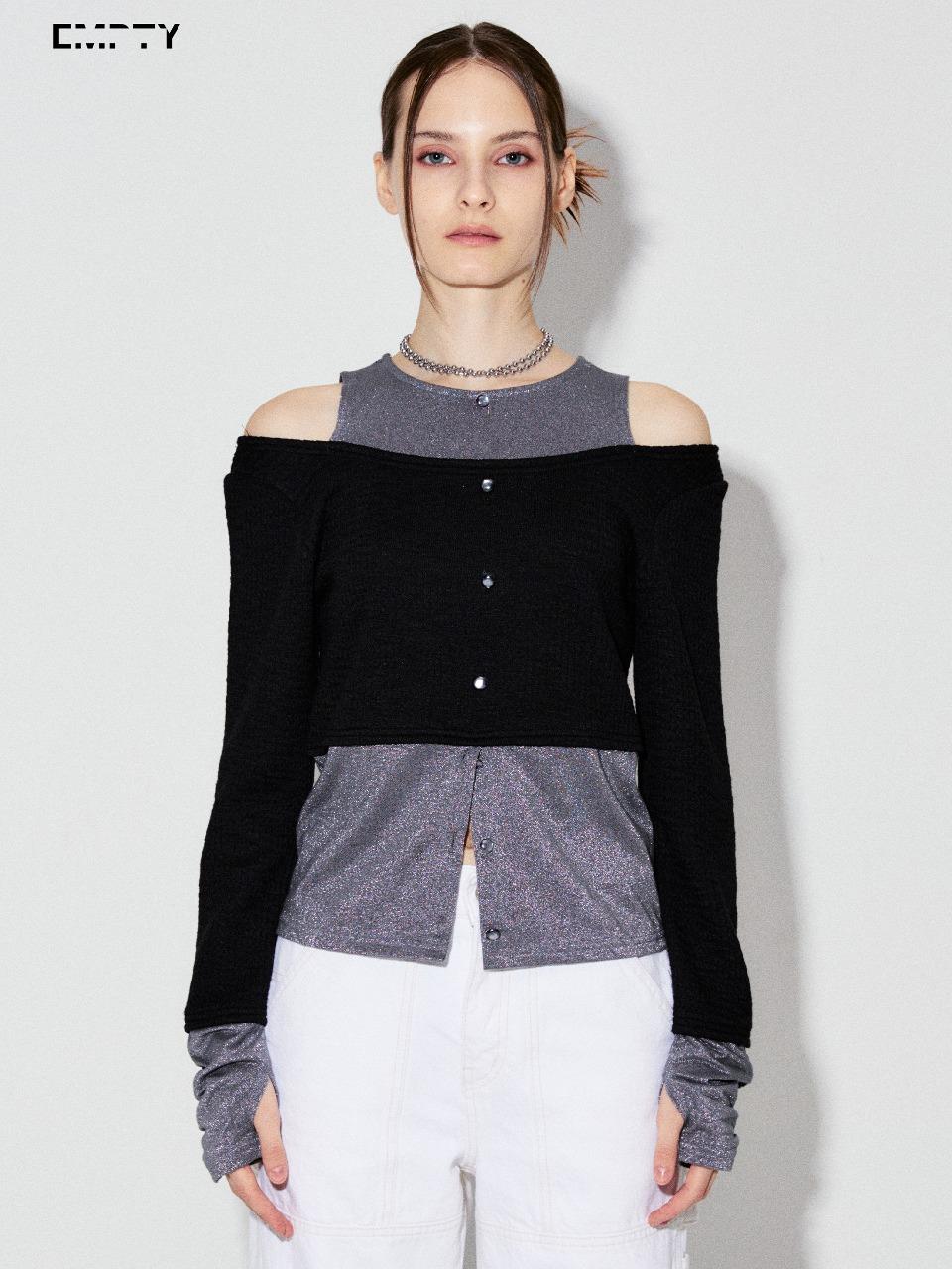 DALYN SHOULDER HOLE TOP_BLACK