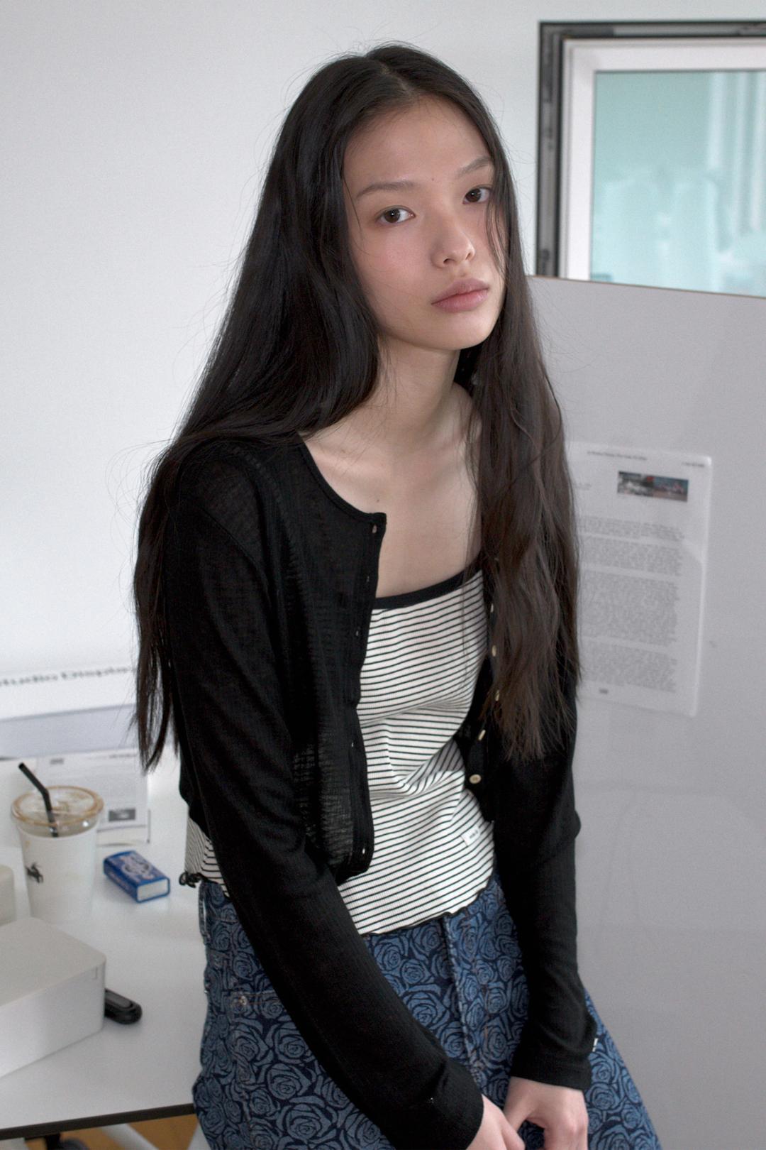 SOFT MINI CARDIGAN_BLACK