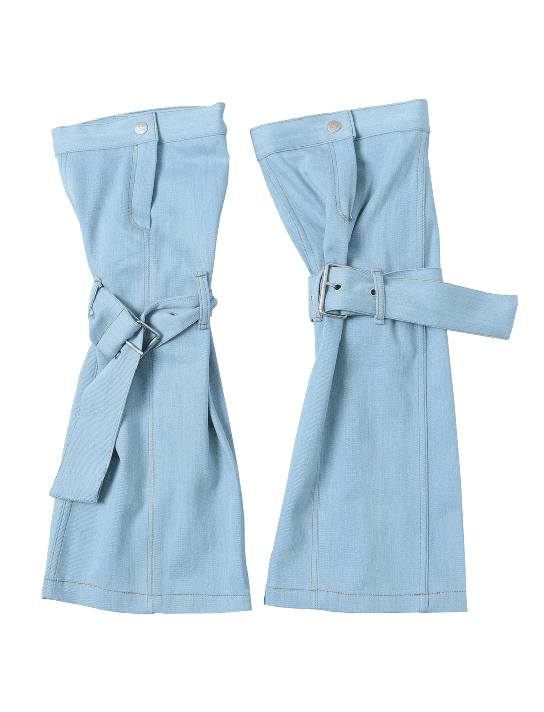 Denim Leg Warmer - Light Blue