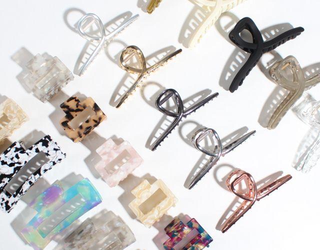 [39종류/여름특별할인] 집게핀 올림머리 무광 꼬임 사각 대왕 빅사이즈 진주 메탈 나비 반묶음 긴머리 머리끈 데일리 포인트 오로라 투명 미니 리본 머리핀