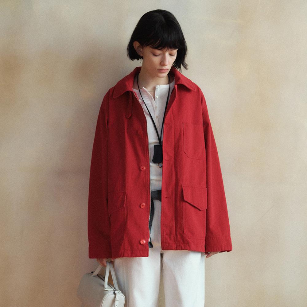 [4/14 예약발송] SIOT4188 프렌치 워크 자켓_Red