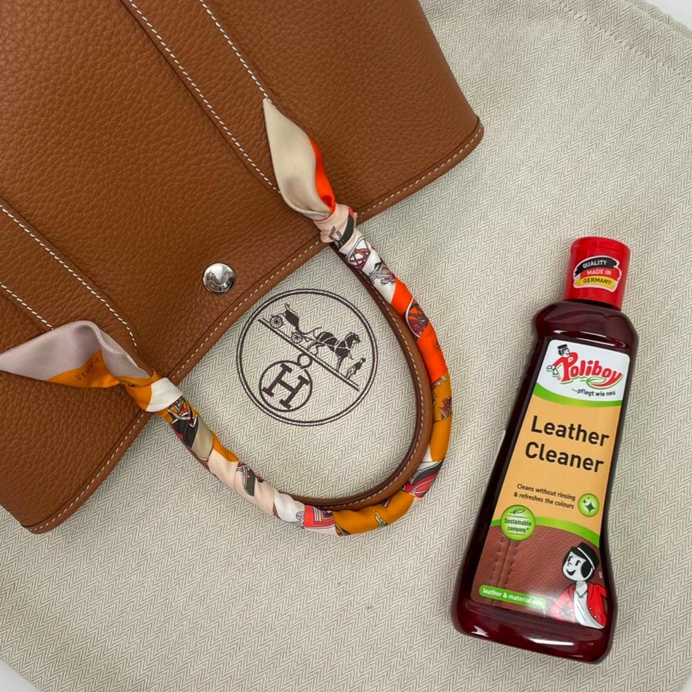 폴리보이 레더 클리너 천연 인조 가죽 소파 가방 세정제 냄새 얼룩 제거 볼펜자국