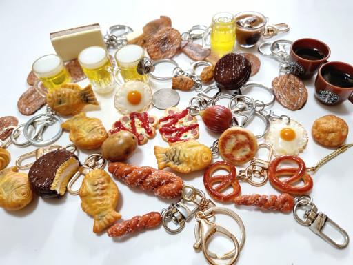 🥐미니어처 음식모형 커스텀🥨키링.브로치.마그넷🥖