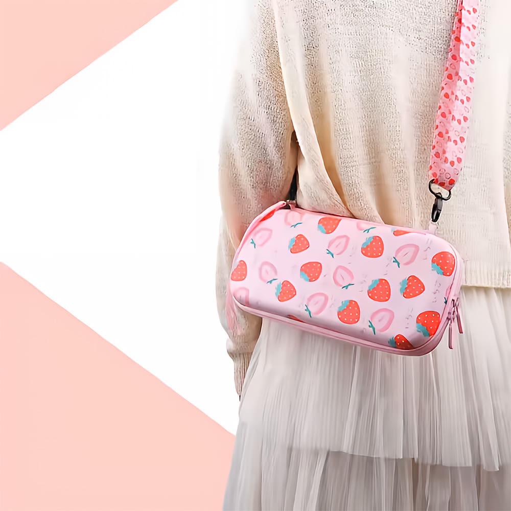 닌텐도 스위치 OLED 케이스 파우치 딸기 가방