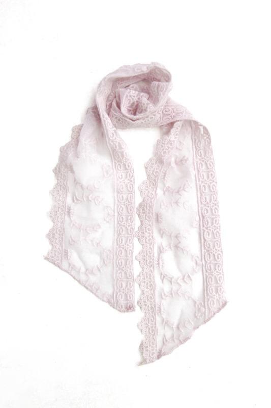 garden lace scarf (3color)