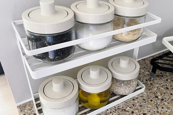 [무료배송] 스푼 or 브러쉬 유리 양념통 3P