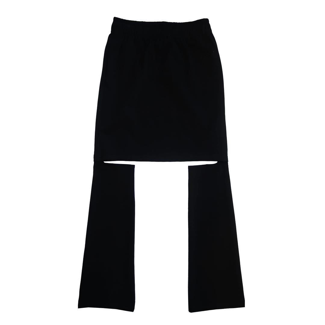 [jichoi COMFORT] 22-005 SKIRT PANTS (BLACK)