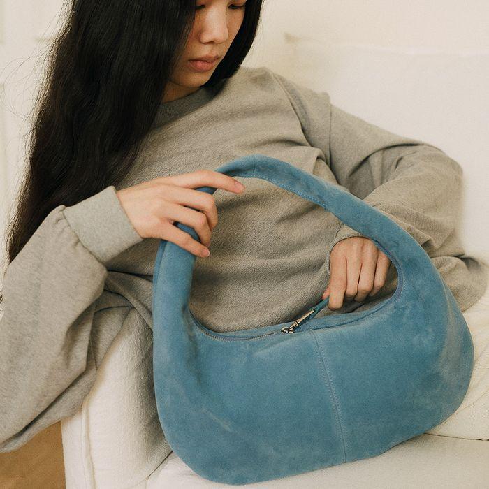 니브 백 neve bag_blue suede