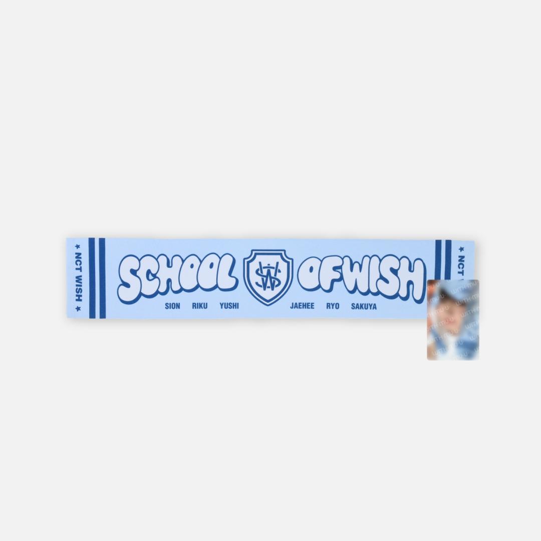 NCT WISH - 02 타올 슬로건 세트 / 2024 NCT WISH FANMEETING [SCHOOL of WISH] OFFICIAL MD
