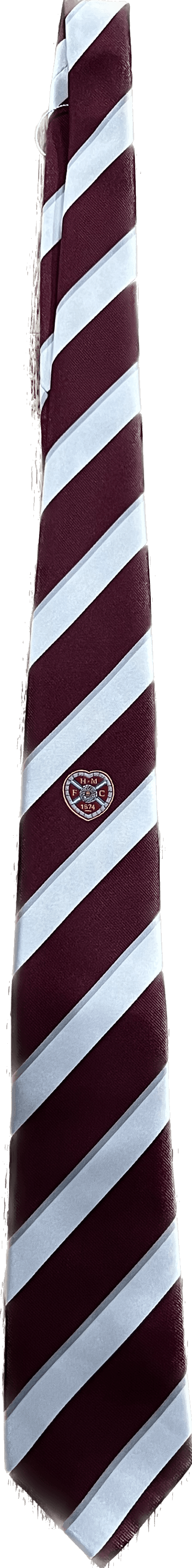 2023 Maroon Silver Coloured Crest Tie