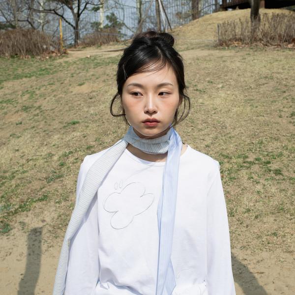 [프리오더 4/16출고] PATTERN HARMONY SCARF (SKY BLUE)