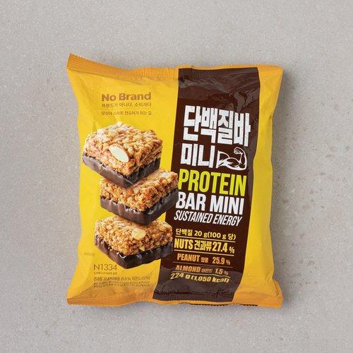 노브랜드 단백질바미니 224 g