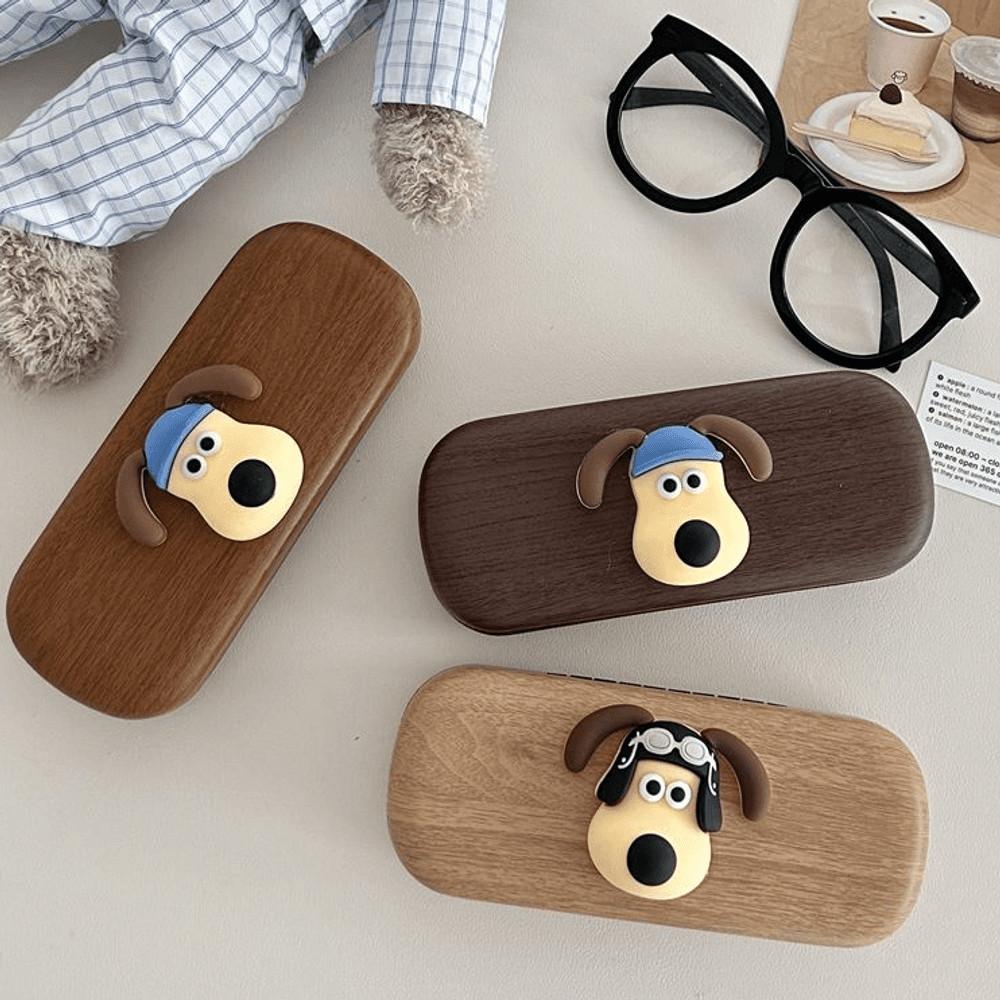 그로밋 우드 안경케이스 선글라스 파우치 휴대용 수납함