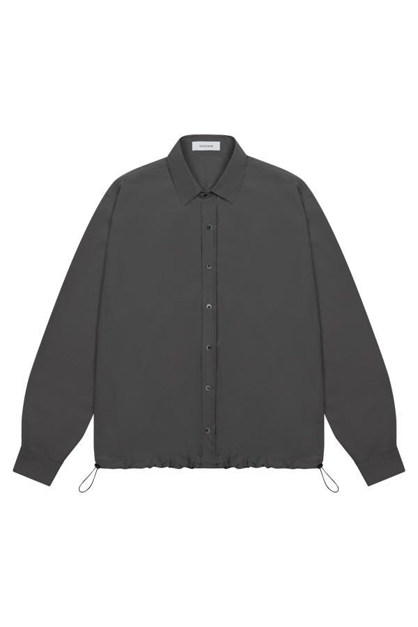 나일론 셔츠 자켓 그레이