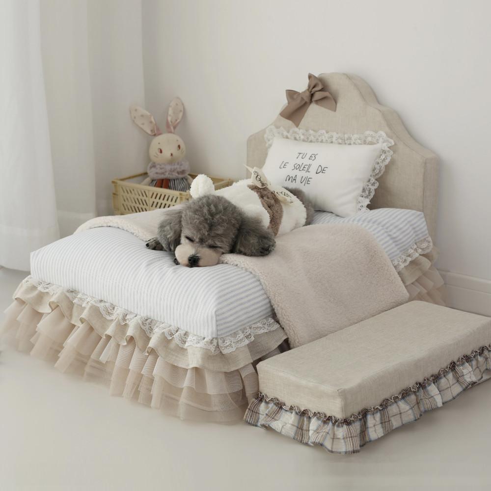 올오브펫 강아지 침대 소파 모카 베이지 반려동물 침대