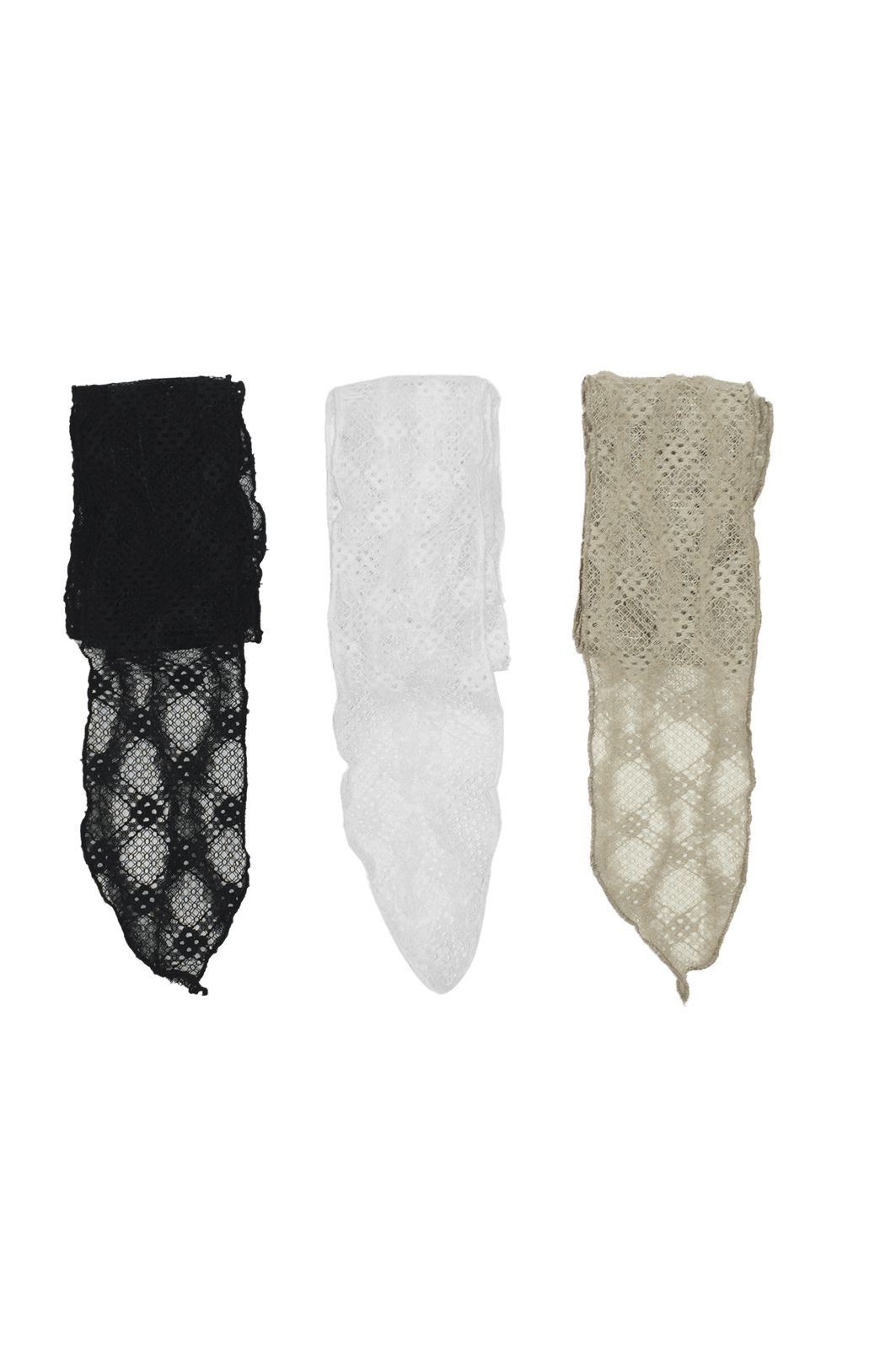 Me愛 - Square lace scarf (3color)