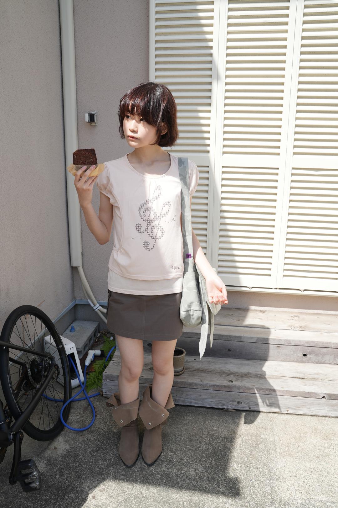 Melody half sleeve, apricot
