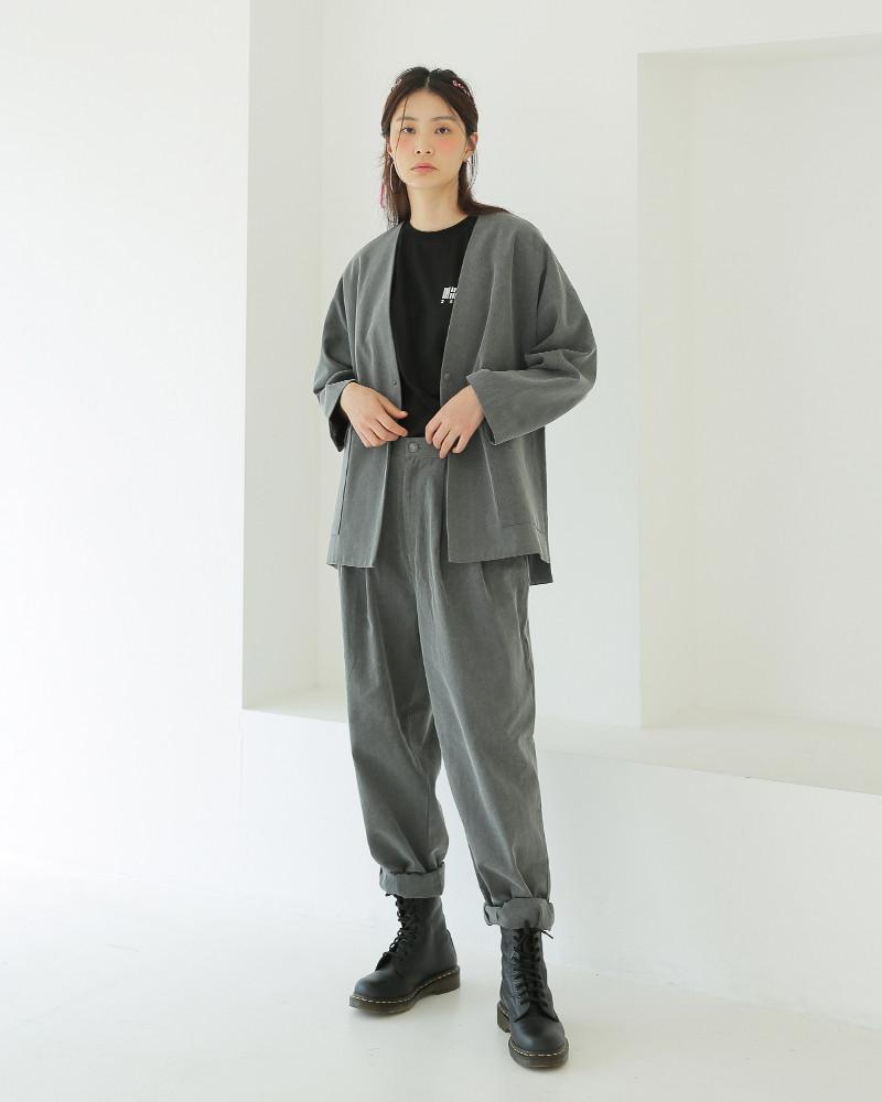 [남녀공용 생활한복] 사계절 데일리 모던 예쁜 모두의 제주 현무암 회색 바지