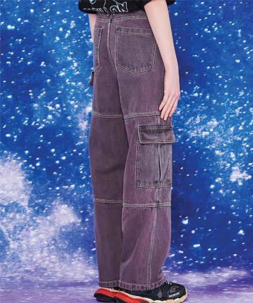 카펜터 카고 팬츠 더스티퍼플