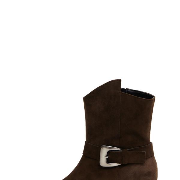 Western buckles boots (choco)