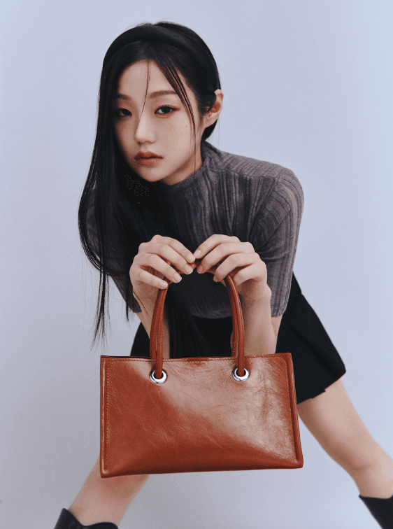 Square BAG - BROWN (스퀘어백 브라운)