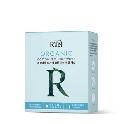리얼라엘 오가닉 코튼 여성 청결티슈, 50g, 1개 - 여성청결제 | 쿠팡