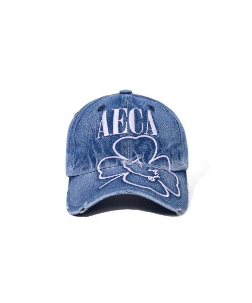 AECA METAL KIDS DENIM CAP-BLUE