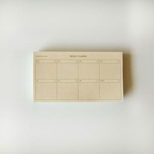 new weekly planner(green) 위클리플래너