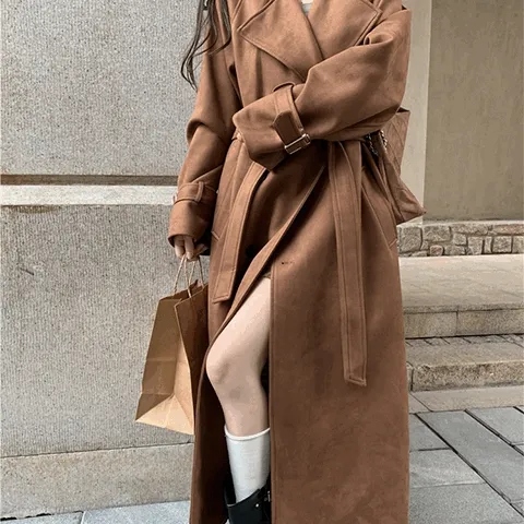 [실물고퀄](3color)트렌디한 만능코디템 데일리 롱 라세티 코트