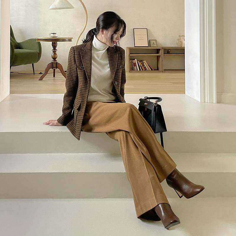 [MADE]마크 와이드 울 슬랙스