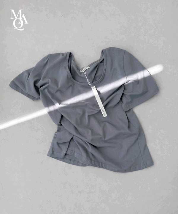 매니크 [MNQ MADE] 마티네 데일리 유넥 반팔 티셔츠