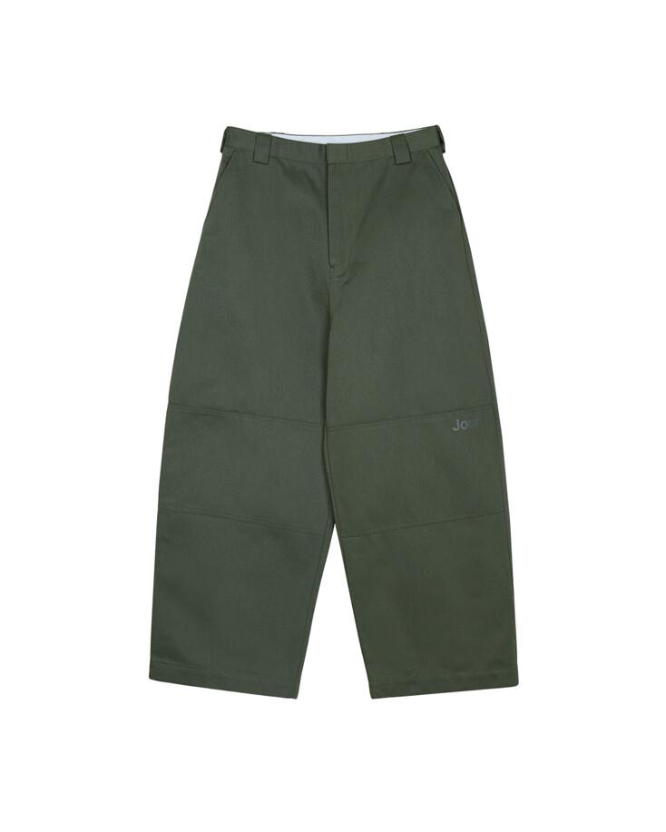 JOURNAL DOUBLE KNEE PANTS - OLIVE