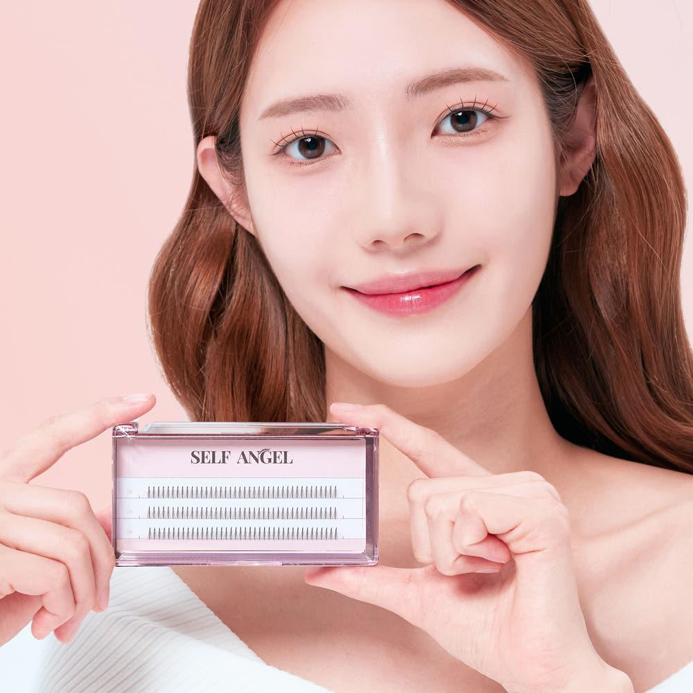 가닥 속눈썹 붙이기 부분 연장 인조 트윙클 A형