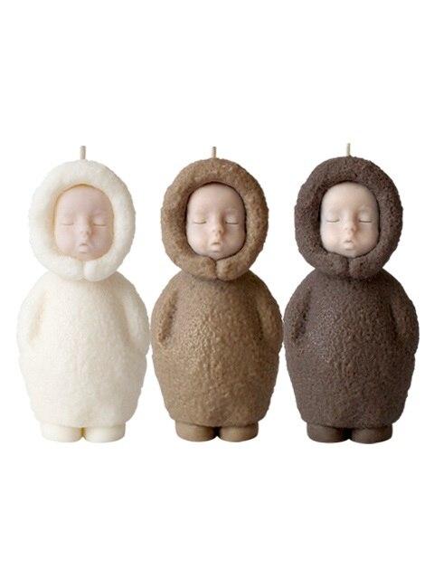 figure soy candle-Mell in the snow 1 GIFT SET