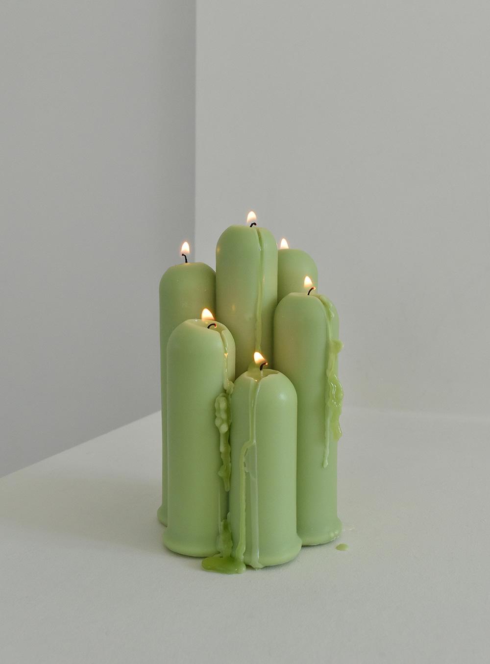 Tube Stick Candle - Green