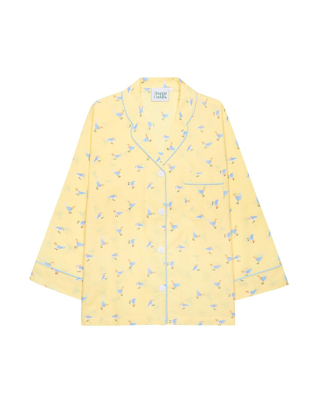 Buddy Robin Pajama Set (Sweetcorn Yellow)